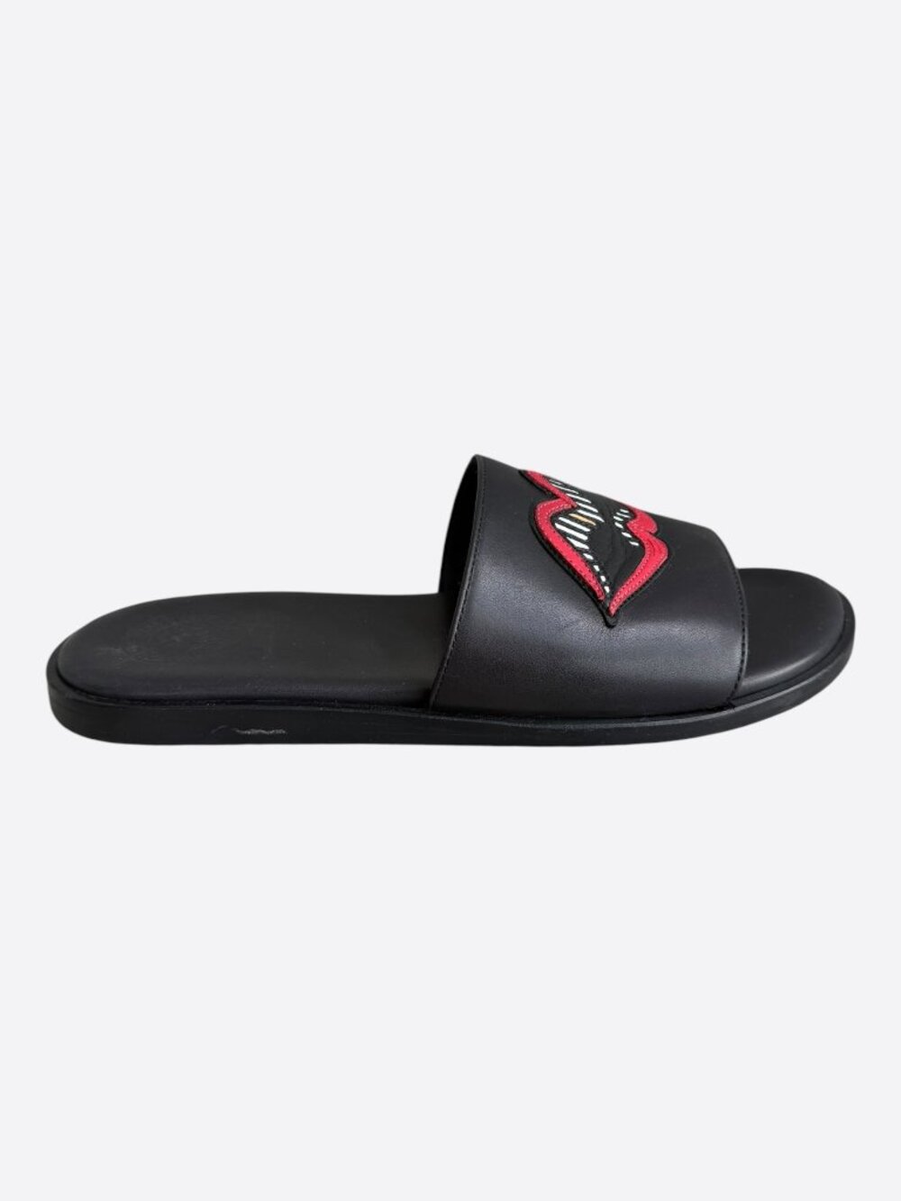 Chrome Hearts Matty Boy Black Chomper Slides